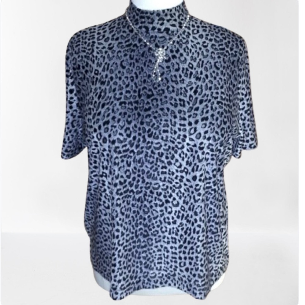 Cheetah Turtleneck Sweater